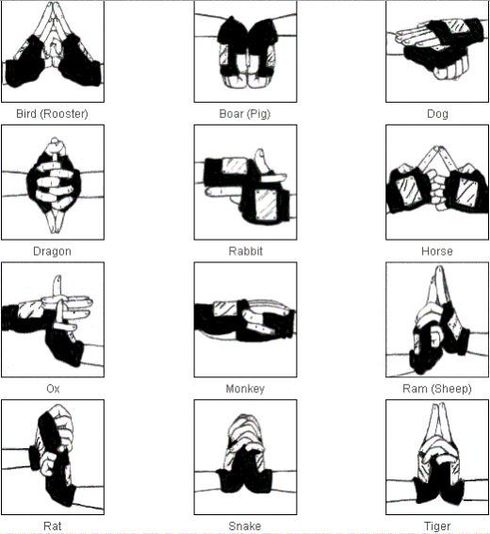 Hand Jutsu Hand Seals - Mahou Academy